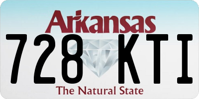AR license plate 728KTI