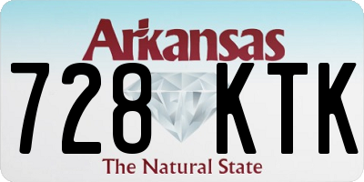 AR license plate 728KTK