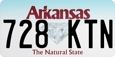 AR license plate 728KTN