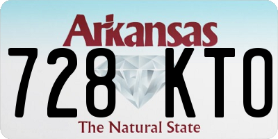 AR license plate 728KTO