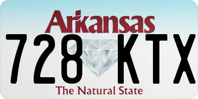AR license plate 728KTX
