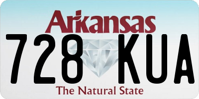 AR license plate 728KUA