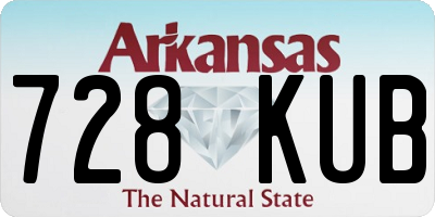 AR license plate 728KUB