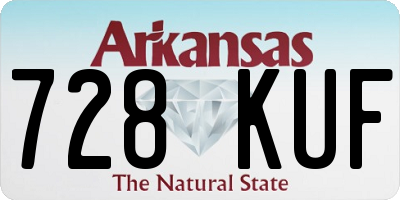 AR license plate 728KUF