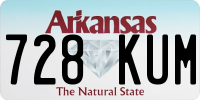 AR license plate 728KUM