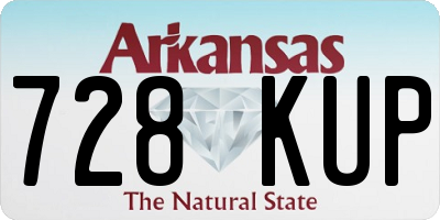 AR license plate 728KUP
