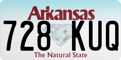 AR license plate 728KUQ