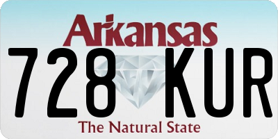 AR license plate 728KUR