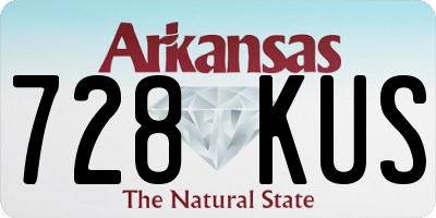 AR license plate 728KUS