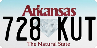 AR license plate 728KUT