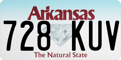 AR license plate 728KUV