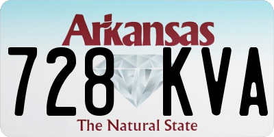 AR license plate 728KVA