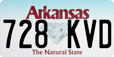 AR license plate 728KVD