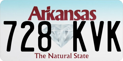 AR license plate 728KVK
