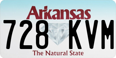 AR license plate 728KVM