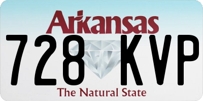 AR license plate 728KVP