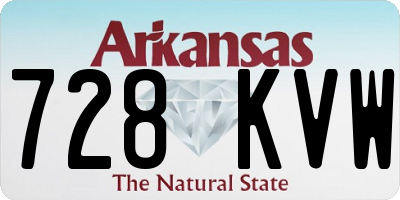 AR license plate 728KVW