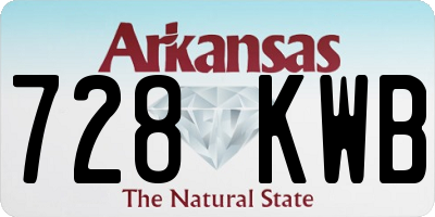 AR license plate 728KWB