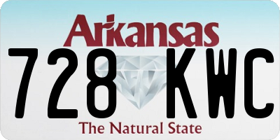 AR license plate 728KWC