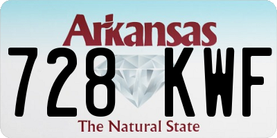 AR license plate 728KWF