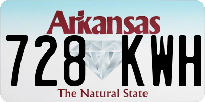 AR license plate 728KWH