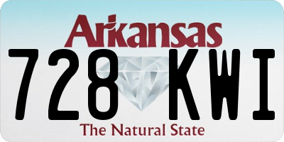 AR license plate 728KWI