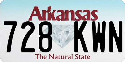 AR license plate 728KWN