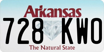 AR license plate 728KWO