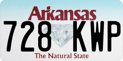 AR license plate 728KWP