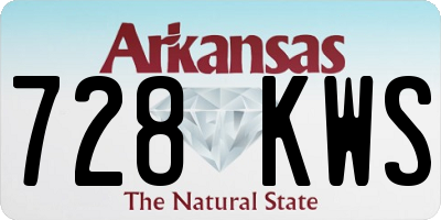 AR license plate 728KWS