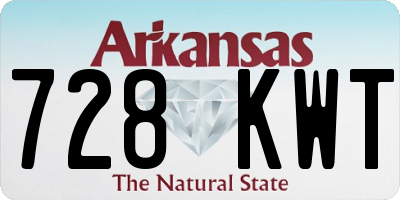 AR license plate 728KWT