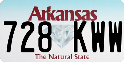 AR license plate 728KWW