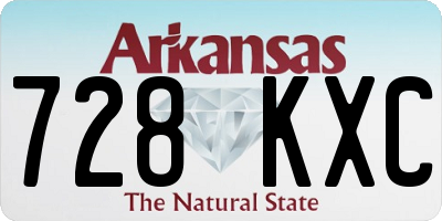 AR license plate 728KXC