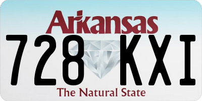 AR license plate 728KXI