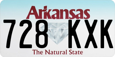AR license plate 728KXK