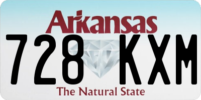 AR license plate 728KXM