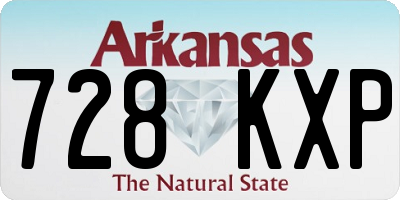 AR license plate 728KXP