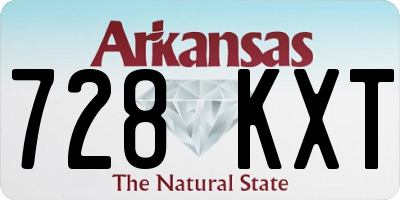 AR license plate 728KXT