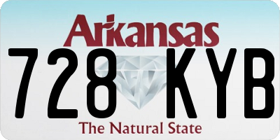 AR license plate 728KYB