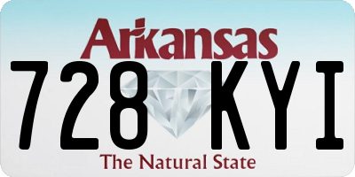 AR license plate 728KYI