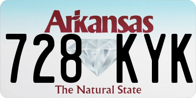 AR license plate 728KYK