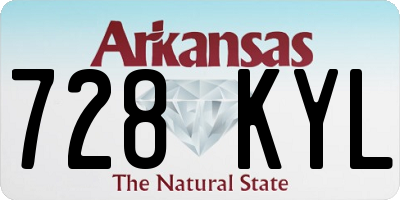 AR license plate 728KYL