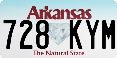 AR license plate 728KYM