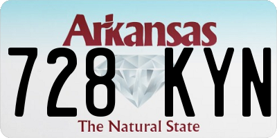 AR license plate 728KYN