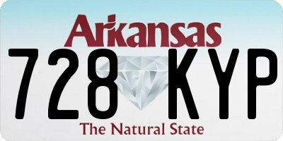 AR license plate 728KYP