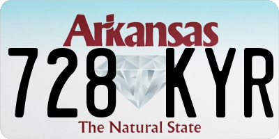 AR license plate 728KYR
