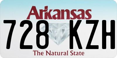 AR license plate 728KZH