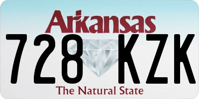 AR license plate 728KZK