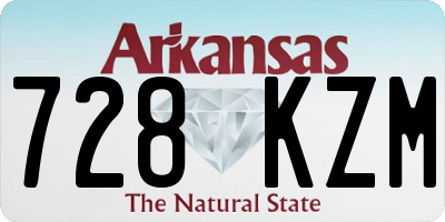 AR license plate 728KZM