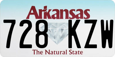 AR license plate 728KZW